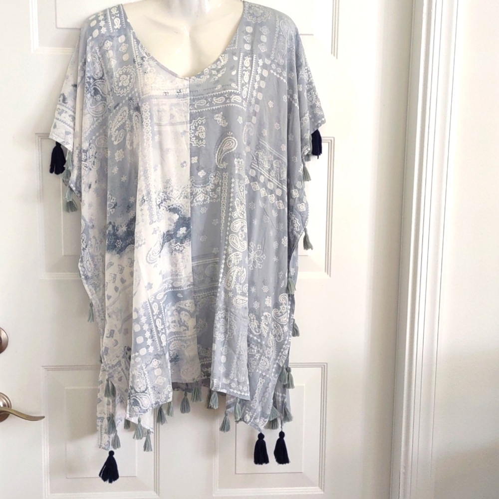 Surf Gypsy Tasseled Cover-Up/Top